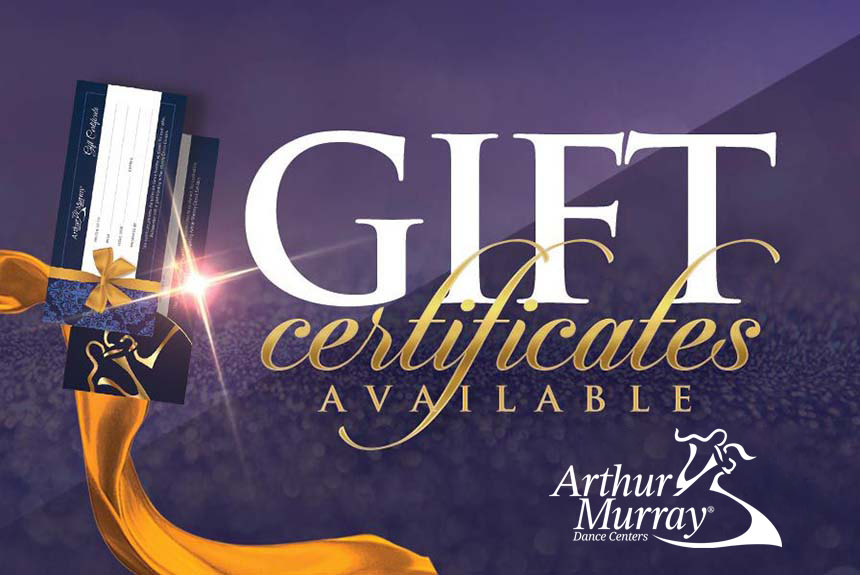 Arthur Murry Carmel Gift Certificates